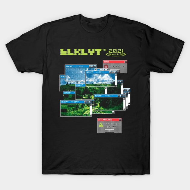 BLKLYT/32 - EXIT METAVERSE T-Shirt by BLKLYT